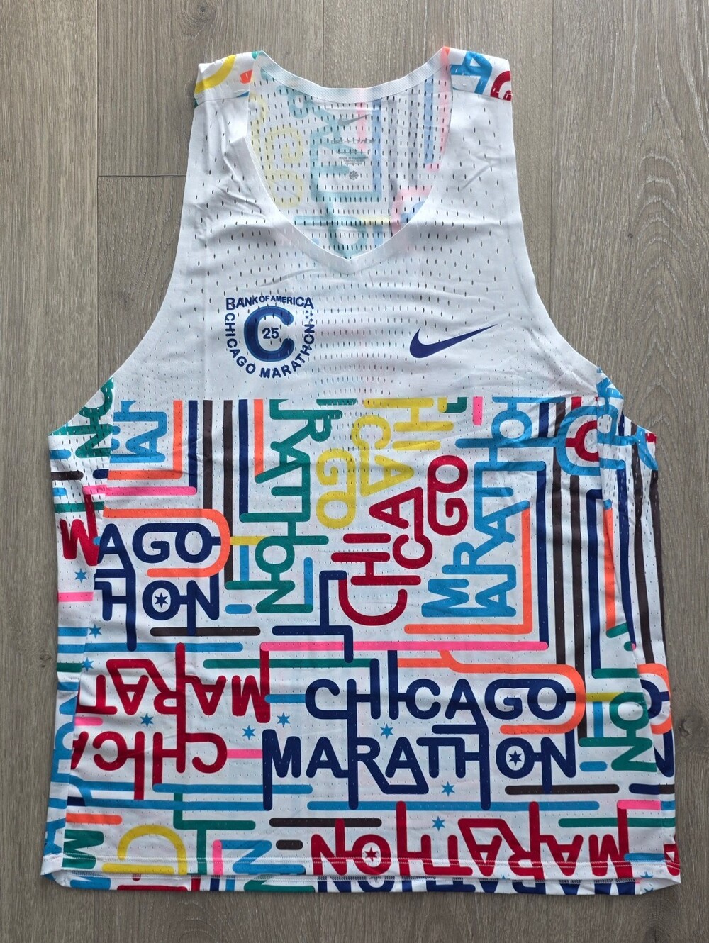 Nike Chicago Marathon 2025 Aeroswift Dri-FIT ADV Singlet HQ4277-100 Men's L NWT